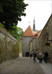 Tallin, Estonia had great stone streets/walls and the cuisine was fantastic.