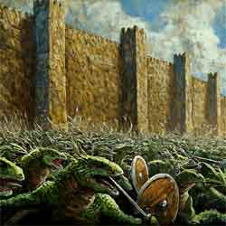 Wall of Castillon, Western Lands, Google Gemini